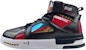 361° Sneakers Tinggi 'Hitam Merah' 572036625-3