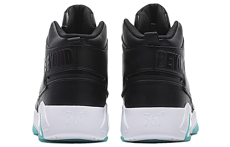 Shop 361°ハイカットスニーカー「黒白ぬくもり」 672046603B-3