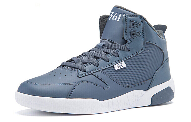 Order 361°ハイカットスニーカー「ブルーホワイトフリース」 671646601A-3