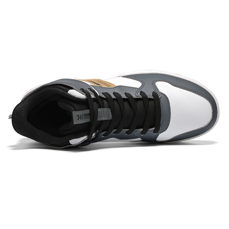 Lookbook 361° 高帮运动鞋 '灰白' 672146608B-9