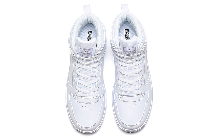 Order 361° 화이트 그레이 하이탑 스니커즈 (361° White Grey High-top Sneakers) 672036615F-2