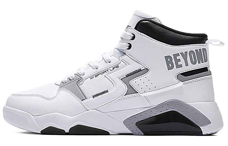 361° High-Top Sneaker 'White Grey' 672046603B-2