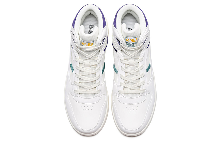 361° High-Top Sneaker 'White Purple' 圖 2