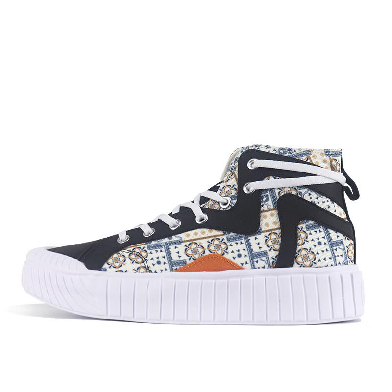 Buy 361° 高帮运动鞋 '黑色氧化橙' 572236603-4