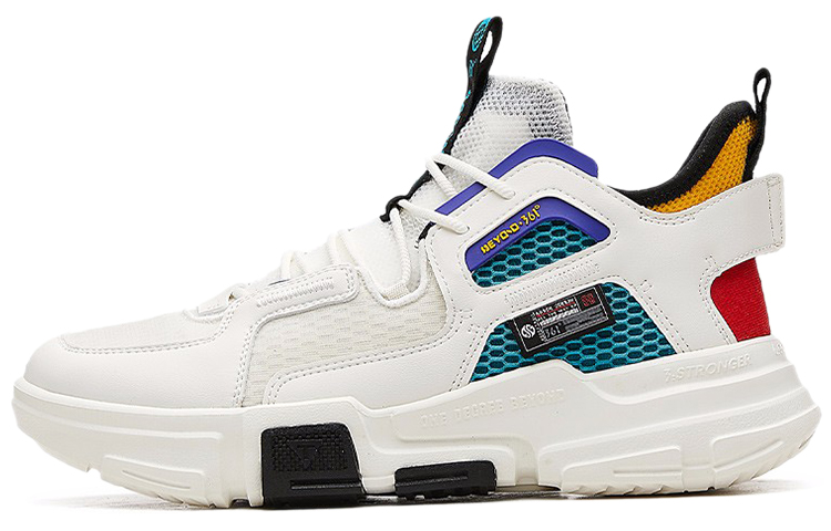 Buy 361° High-Top Sneakers 'White Green' 572121109-02