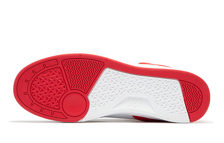 361° High-Top Sneakers 'White Red' 圖 5