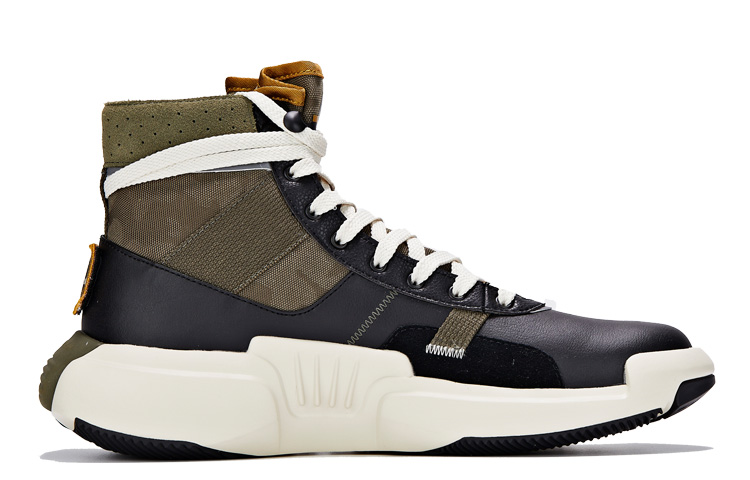 Order 361° 高帮运动休闲鞋 "白绿" 671941107B-1