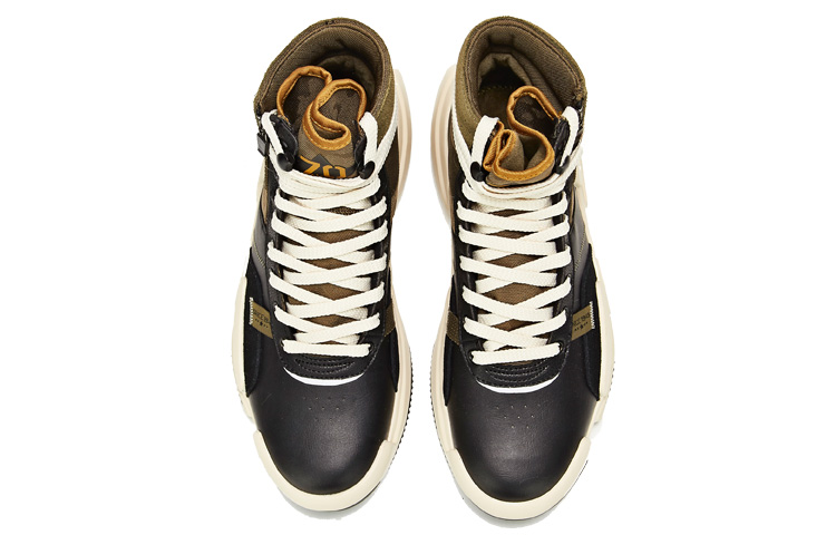 Lookbook 361° 高帮运动休闲鞋 "白绿" 671941107B-1