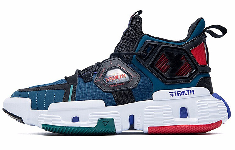 361° High Top Basketball Shoes 'Blue Purple' 672031111-4