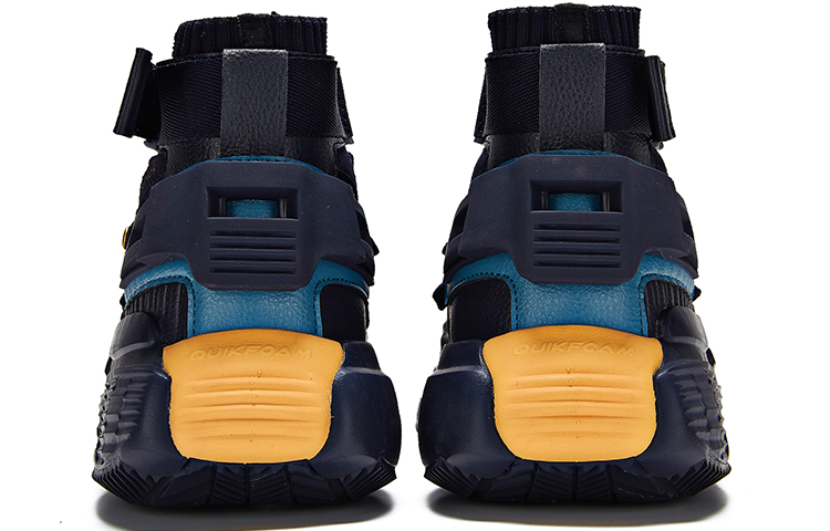 361° High-Top Casual Sneaker 'Black Shadow Blue' 圖 6