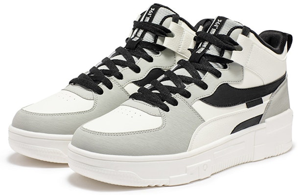 Sneaker Kasual High-Top 361° 'Putih Abu Hangat' 672236616B-2 Lookbook Sneaker Kasual High-Top 361° 'Putih Abu Hangat' 672236616B-2