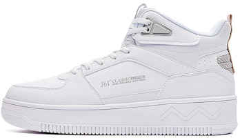 361° High-Top Skateboarding Sneaker 'White Grey' 672146609B-5 361° High-Top Skateboarding Sneaker 'White Grey' 672146609B-5