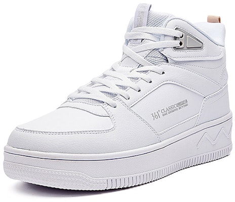 361° High-Top Skateboarding Sneaker 'White Grey' 672146609B-5 Lookbook 361° High-Top Skateboarding Sneaker 'White Grey' 672146609B-5