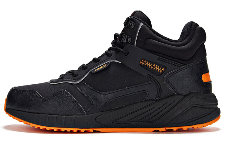 361° High-Top Sneaker 'Black Orange' 571946732B-4