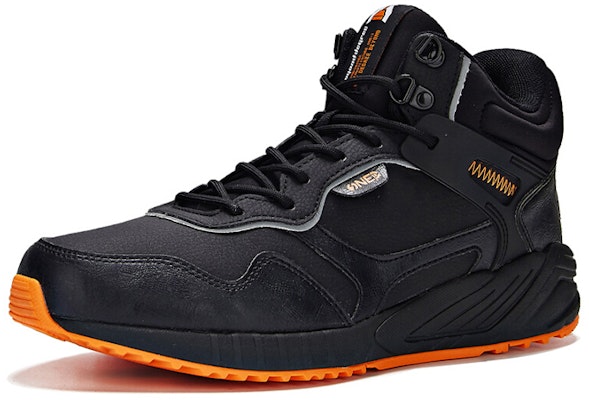 361°ハイカットスニーカー 黒/オレンジ 571946732B-4 Order 361°ハイカットスニーカー 黒/オレンジ 571946732B-4