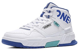 361° 메카 배틀 화이트 블루 하이탑 스니커즈 672046610B-2 Lookbook 361° 메카 배틀 화이트 블루 하이탑 스니커즈 672046610B-2