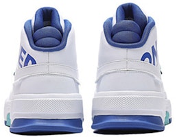 361° 메카 배틀 화이트 블루 하이탑 스니커즈 672046610B-2 Shop 361° 메카 배틀 화이트 블루 하이탑 스니커즈 672046610B-2