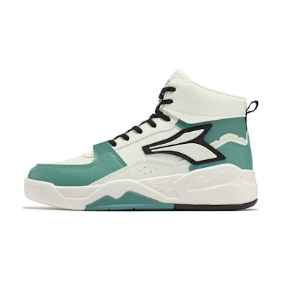 361° High-Top Sneaker 'White & Cyan'