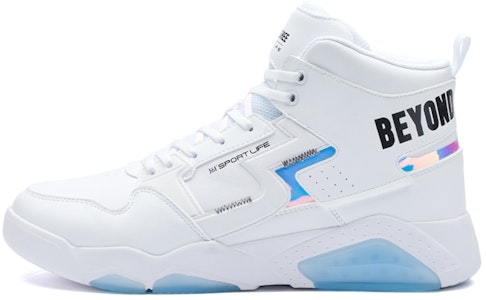 361° 加絨 包覆性保暖防滑 高筒 球鞋 白藍 Buy 361° 加絨 包覆性保暖防滑 高筒 球鞋 白藍