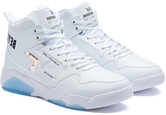 361° High Top Sneaker 'White Blue' 672046603B-4 Lookbook 361° High Top Sneaker 'White Blue' 672046603B-4