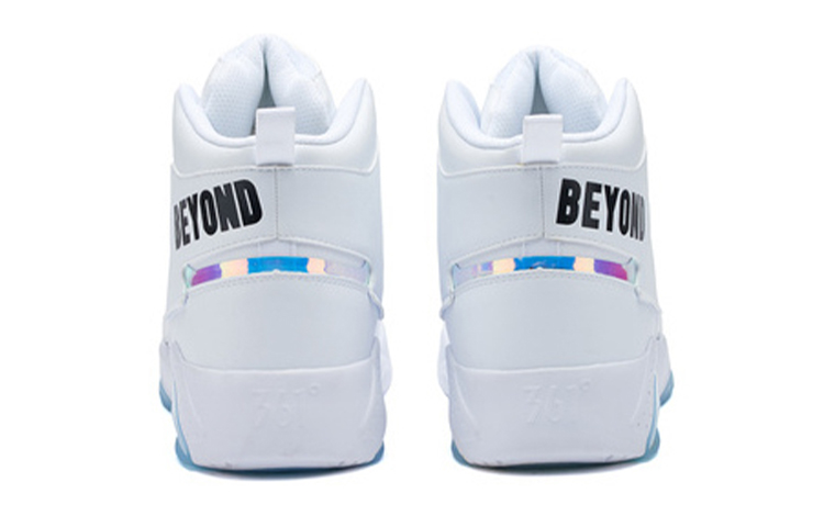 Shop 361°ハイカットスニーカー 白/青 672046603B-4