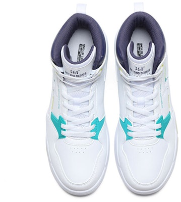 361° ハイカットスニーカー 白/緑 672036615-5 Order 361° ハイカットスニーカー 白/緑 672036615-5