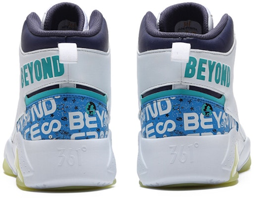 361° ハイカットスニーカー 白/緑 672036615-5 Lookbook 361° ハイカットスニーカー 白/緑 672036615-5