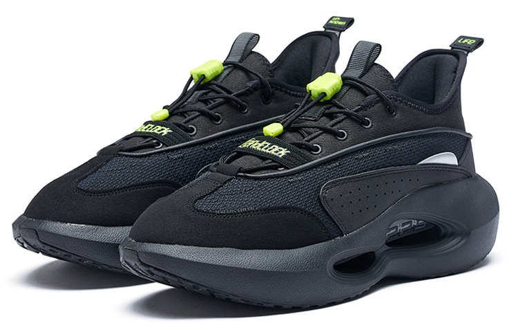 Lookbook 361° 時光沙漏 星暗 輕便耐磨防滑 低筒籃球鞋 曜石黑