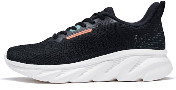 361° 針織 耐磨防滑透氣 低筒 跑步鞋 男款 曜石黑 Buy 361° 針織 耐磨防滑透氣 低筒 跑步鞋 男款 曜石黑