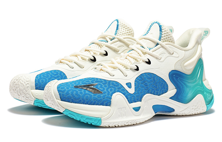 Lookbook 361° Lava 2.0 '白绿蓝' 运动鞋 672231115-7