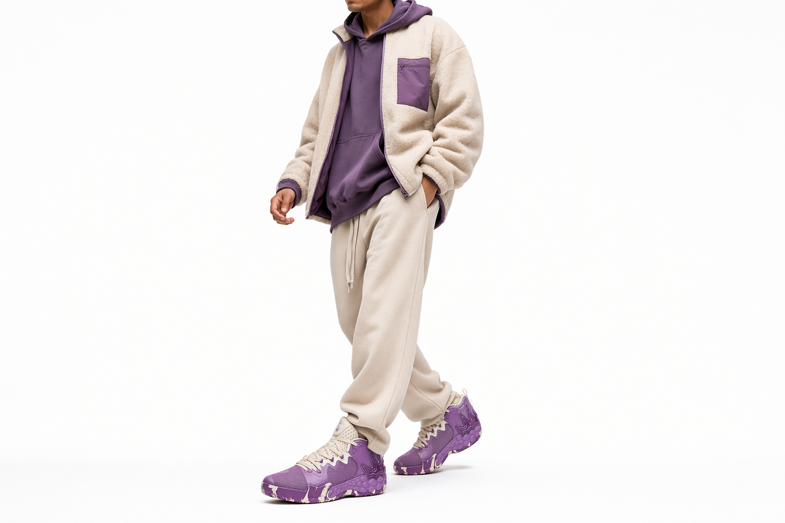 Order Chaussures de Basketball 361° Lava ''Violet Blanc'' 572131108-9