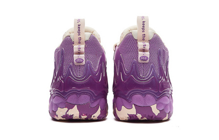 Lookbook Kasut Bola Keranjang 361° Lava 'Ungu Putih' 572131108-9