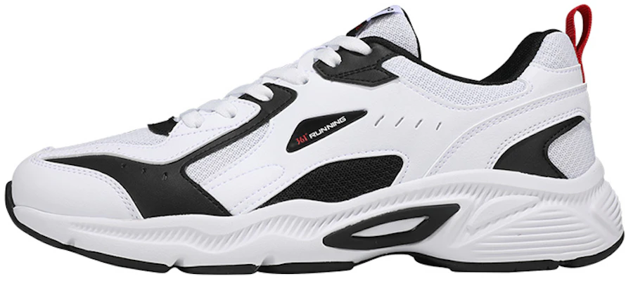 361° Lightweight Breathable Shock-Absorbing Sneakers 'White Black' 672122213F-1 Buy 361° Lightweight Breathable Shock-Absorbing Sneakers 'White Black' 672122213F-1