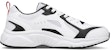 Kasut Sneaker 361° Ringan dan Bernafas Menyerap Kejut 'Putih Hitam' 672122213F-1