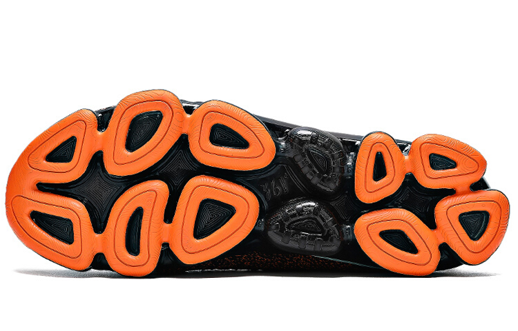 Purchase 361° Lightweight Cushioned Low-Top Running Shoe 'Black Orange' 672012240-4