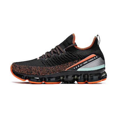 361° Lightweight Cushioned Low-Top Running Shoe 'Black Orange'