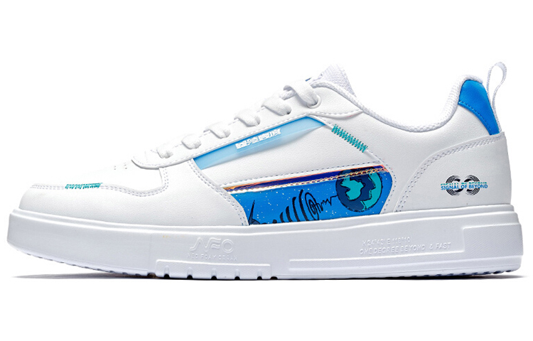 361° Low-Top Casual Sneakers 'White Blue' 672036607-1