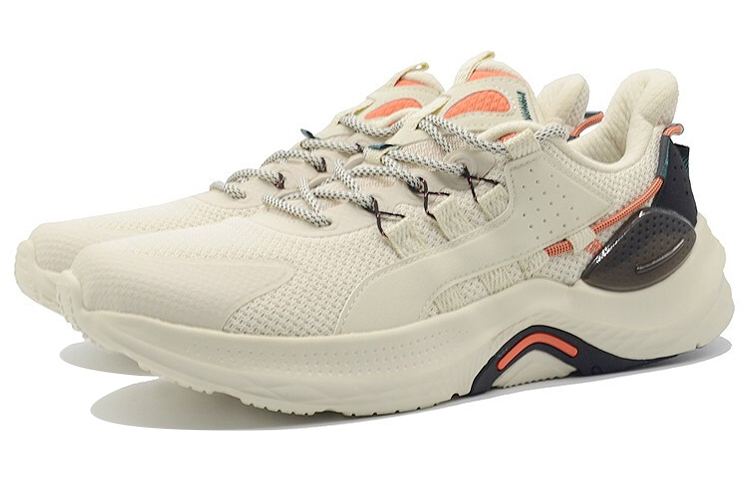 Order 361° 耐磨防滑 低筒 跑步鞋 男款 白黑