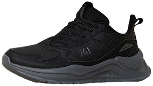 361° 皮面防滑耐磨低筒跑步鞋 男款 黑色 Buy 361° 皮面防滑耐磨低筒跑步鞋 男款 黑色