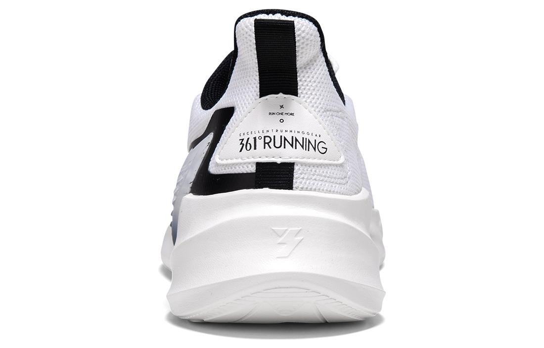 Lookbook 361° 透氣耐磨防滑 低幫 跑步鞋 男款 白黑