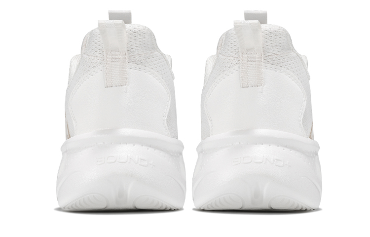 Shop 361° 통기성 화이트 로우탑 런닝화 672112254-4