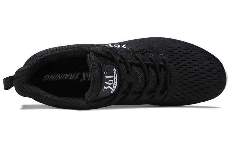 Lookbook 361度 舒適 減震輕便 低筒 跑步鞋 男款 黑色