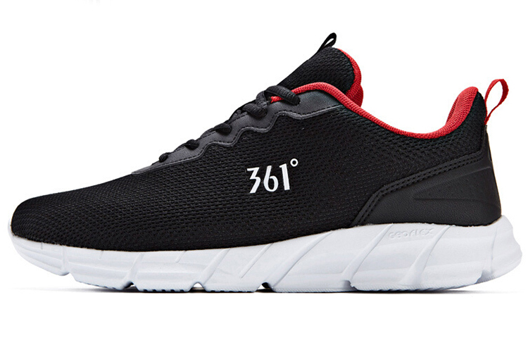 361° Low-Top Running Shoes 'Black Red' 671832280-2