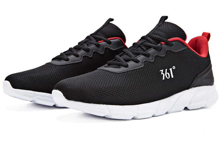 Order Sepatu Lari 361° Low-Top 'Hitam Merah' 671832280-2