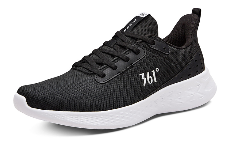 Lookbook 361° Low-Top Running Shoes 'Black White' 672122231F-3