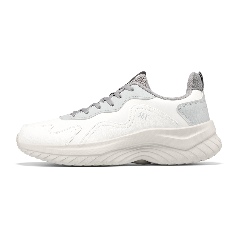 361° Low-top Running Shoes 'White Grey' 672332206BF-1