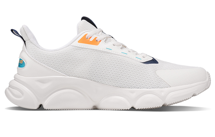 Order 361° 통기성 화이트 로우탑 스니커즈 (361° Breathable White Low-top Sneakers) 672122226F-1