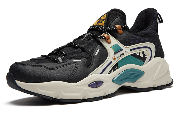 Lookbook Sneakers 361° Low-Top 'Hitam' 572043303-3