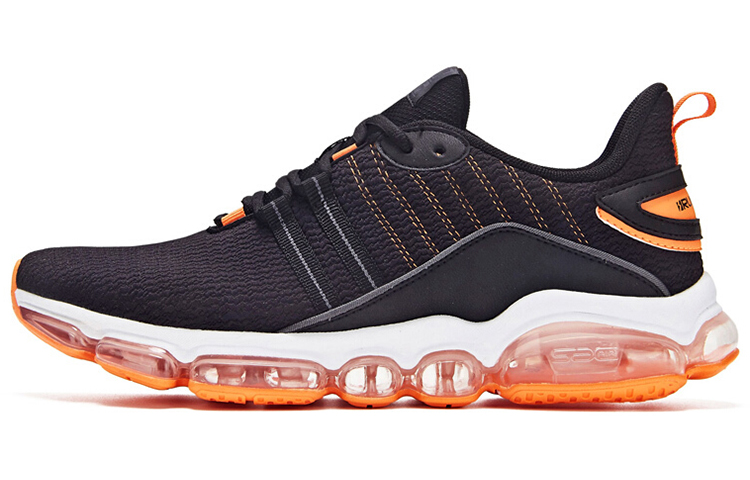 Buy 361° 全掌氣墊低筒運動鞋 黑橙