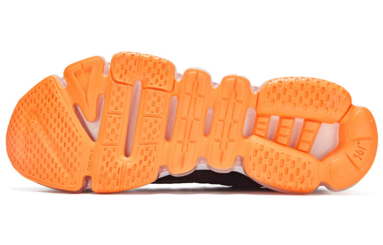 Shop 361° 全掌氣墊低筒運動鞋 黑橙